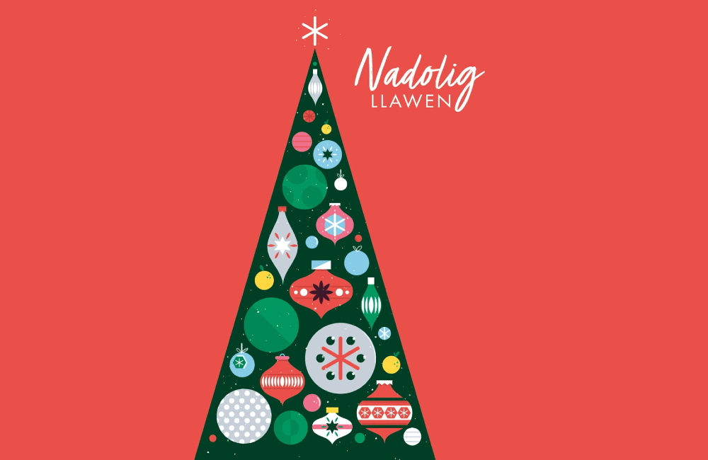 Welsh Merry Christmas Tree eCard